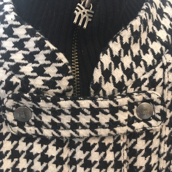 Fitted houndstooth jacket - Picture 2 of 9